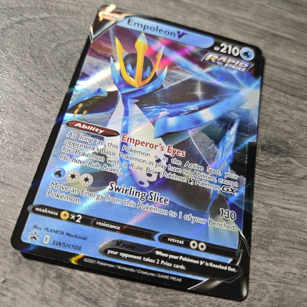 Empoleon V #SWSH108 Pokemon Promo Holo Card - Picture 2 of 3